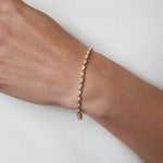 Pear Diamond Tennis Bracelet