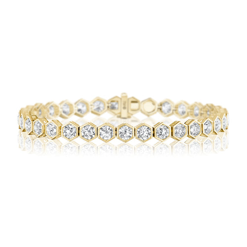 G.St Hex Diamond Bracelet
