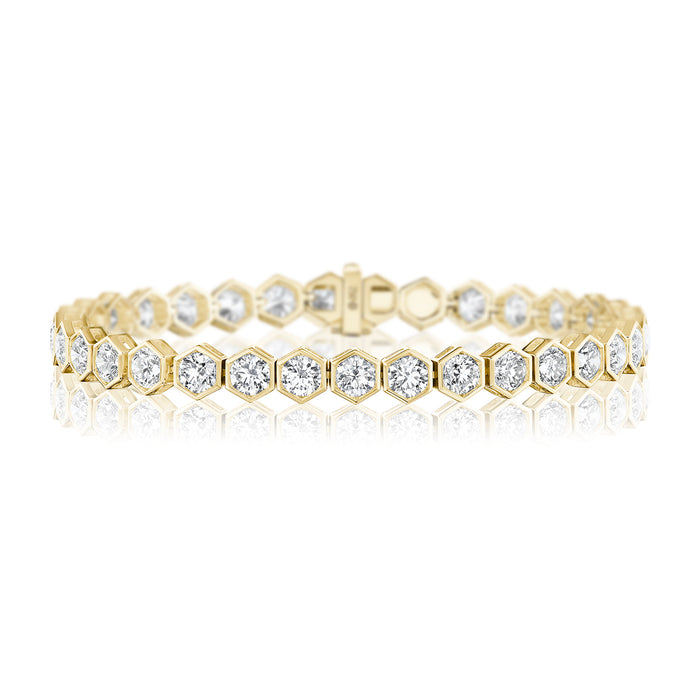 G.St Hex Diamond Bracelet