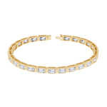 4.06tcw Diamond Bezel Set Bracelet