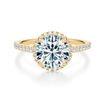 Essex Pavé Halo Engagement Ring Setting