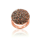 Rose Cut Diamond Dome Ring