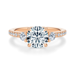 Petite Elizabeth Pavé Engagement Ring Setting