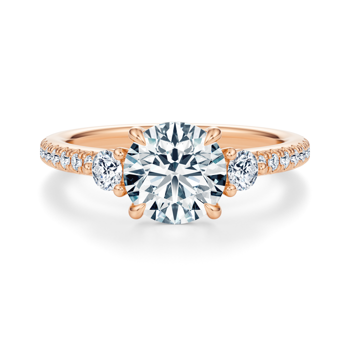 Petite Elizabeth Pavé Engagement Ring Setting