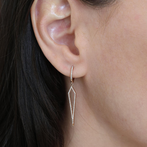 Diamond Dagger Earrings Image 2