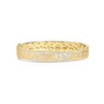 Scattered Diamond Hinged Bangle