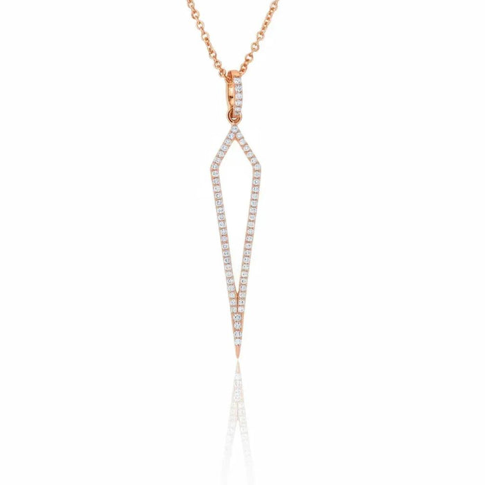 Diamond Dagger Pendant Necklace