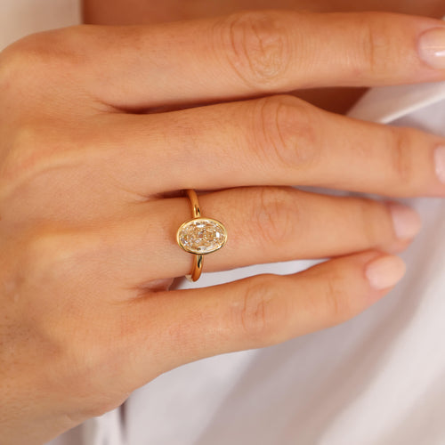 Ludlow 1.96ct Oval Solitaire Engagement Ring Image 2