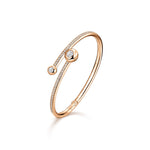 Dream Bypass Pave Bangle
