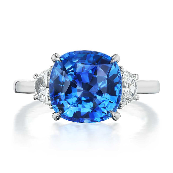 Sapphire & Diamond Andromeda Cocktail Ring