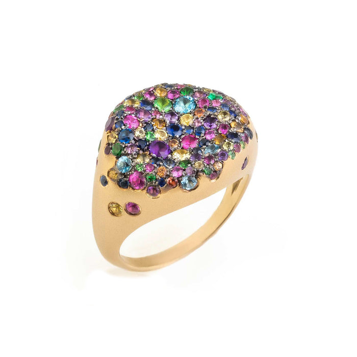 Multicolor Sapphire Baby Malak OG Bonbon Ring