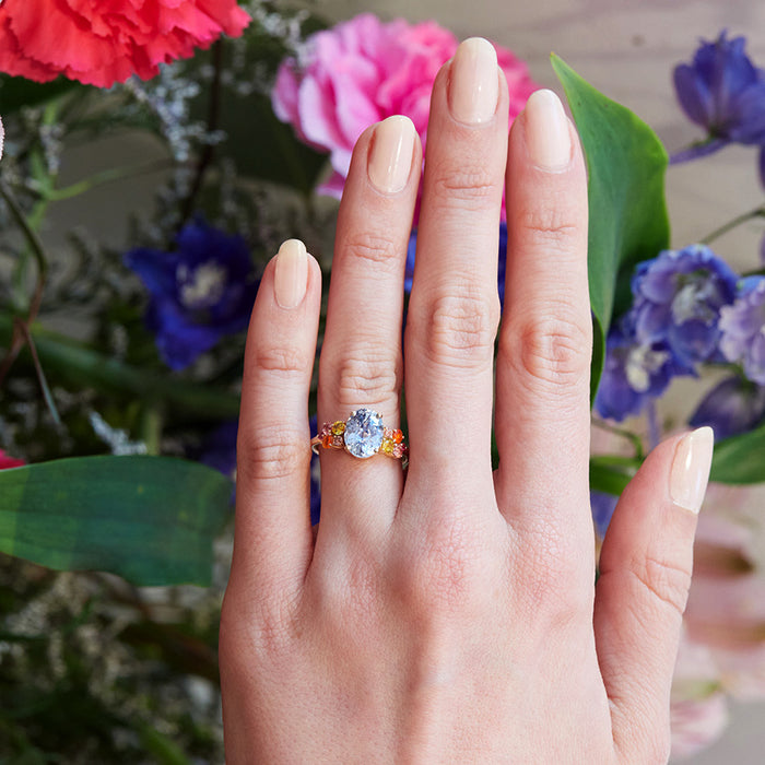 Sapphire & Multigem Nicola Bouquet Ring