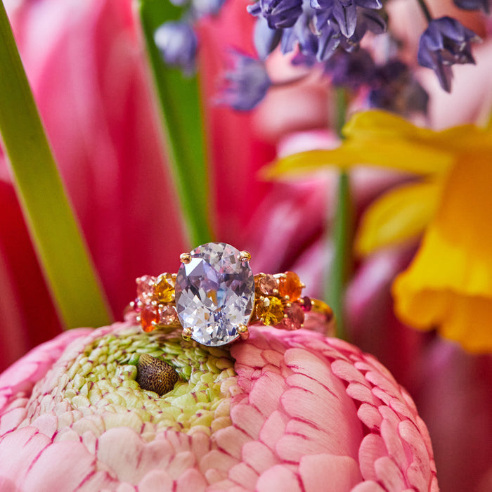 Sapphire & Multigem Nicola Bouquet Ring