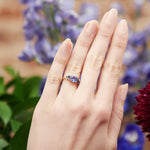 Violet Sapphire & Multigem Jeanne Bouquet Ring