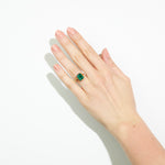 3.86ct Emerald Ludlow Cocktail Ring