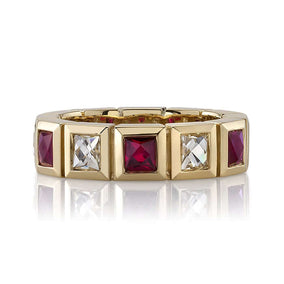 Karina Ruby & Diamond Large Eternity Band