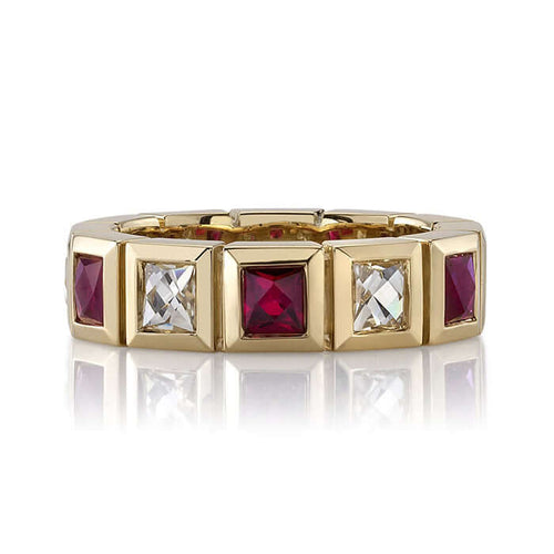 Karina Ruby & Diamond Large Eternity Band