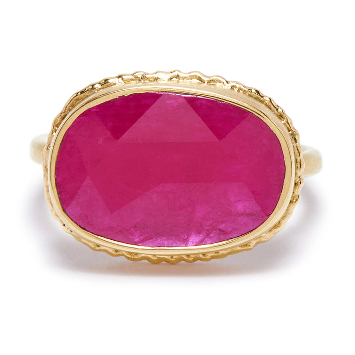 Mozambique Ruby Cocktail Ring