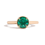 0.95ct Muzo Emerald Stackable Cocktail Ring