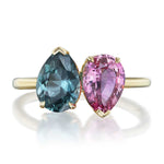 Sapphire & Spinel Kauai Toi et Moi Ring