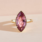 Marquise Pink Spinel Cleo Statement Ring