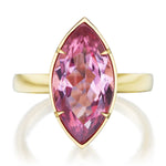 Marquise Pink Spinel Cleo Statement Ring