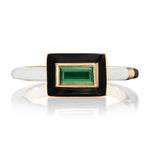 Emerald Candy Lacquer Enamel Ring