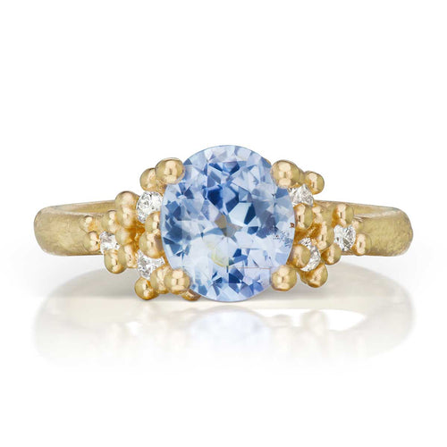 Sapphire & Diamond Encrusted Ring