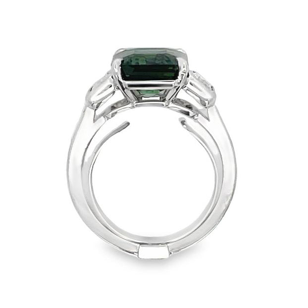 6.21ct Sapphire & Diamond Cocktail Ring
