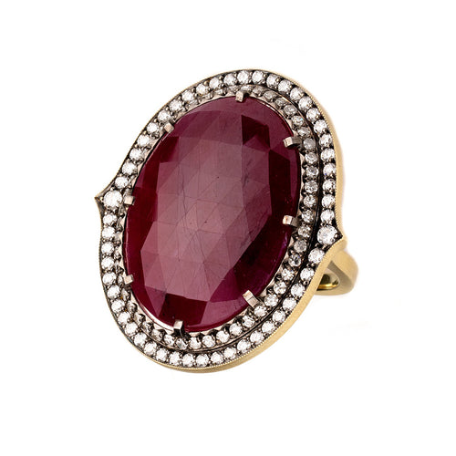 Ruby & Diamond Statement Ring