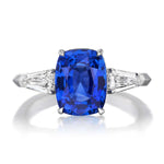 Sapphire & Diamond 3-Stone Statement Ring