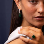 Sugarloaf Emerald & Diamond Cocktail Ring