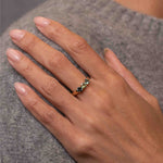 Ombre Sapphire Vesta Ring