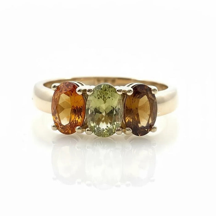 Ombre Garnets Vesta Ring