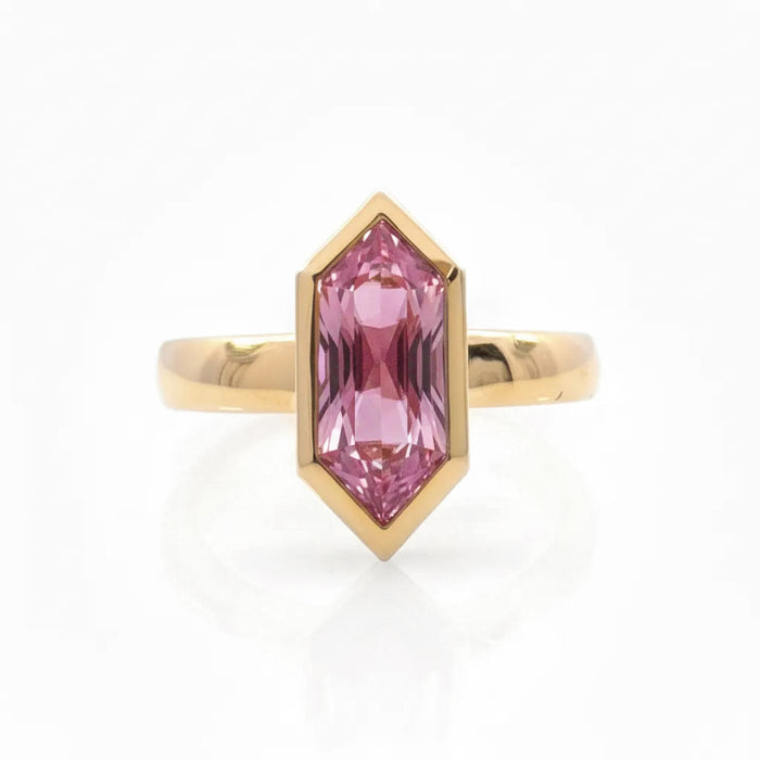 Pink Sapphire Ludlow Statement Ring