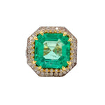 Emerald and Diamond Ring