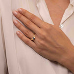 Petite ZAHA Blue Sapphire Ring