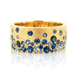 Scattered Sapphire Cigar Band
