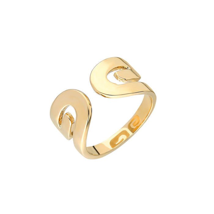 "Txirimiri" Wide Cuff Ring