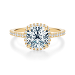 Essex Pavé Halo Engagement Ring Setting