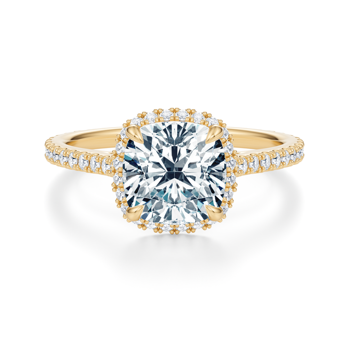 Essex Pavé Halo Engagement Ring Setting