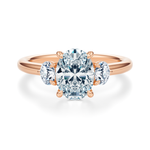 Elizabeth Three-Stone Diamond Engagement Ring Setting