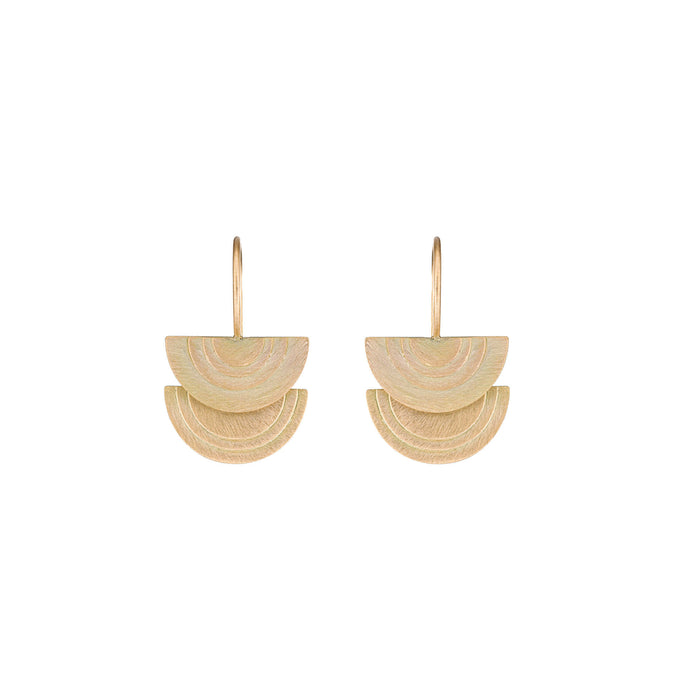 Sun Halo Drop Earrings