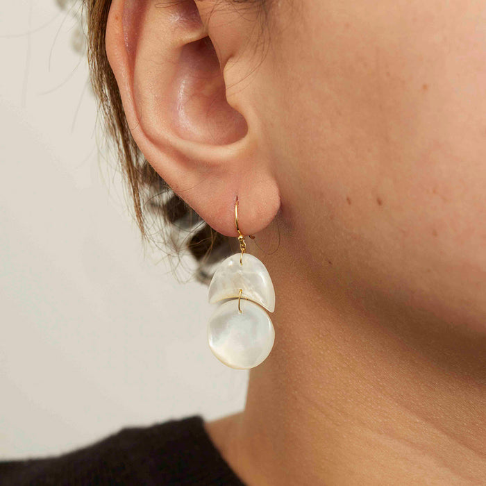 Mother of Pearl Tiny Arps Drop Earrings