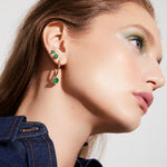 0.24tcw Muzo Emerald Round Small Stud Earrings