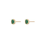 1.52tcw Muzo Emerald Round XL Stud Earrings