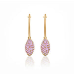 Pink Sapphire Baby Malak Bonbon Drop Earrings