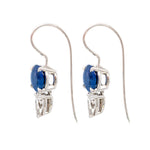 Sapphire & Diamond Drop Earrings