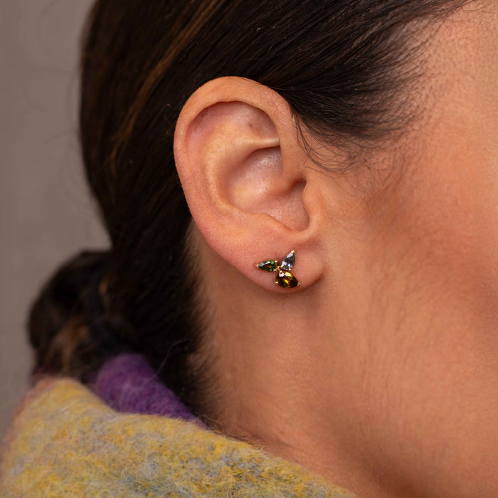 Winter Cluster Stud Earrings