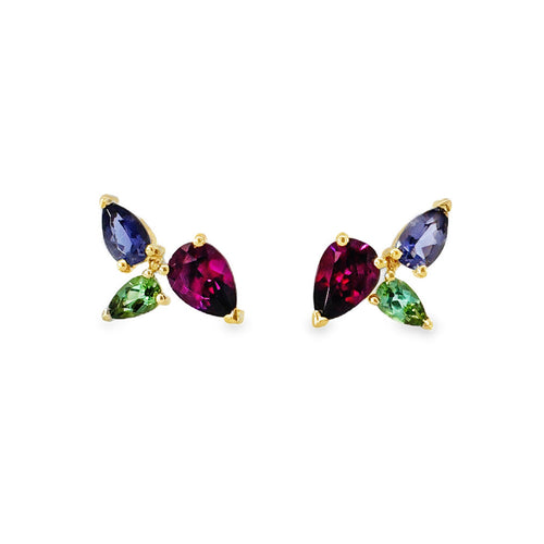 Summer Cluster Stud Earrings